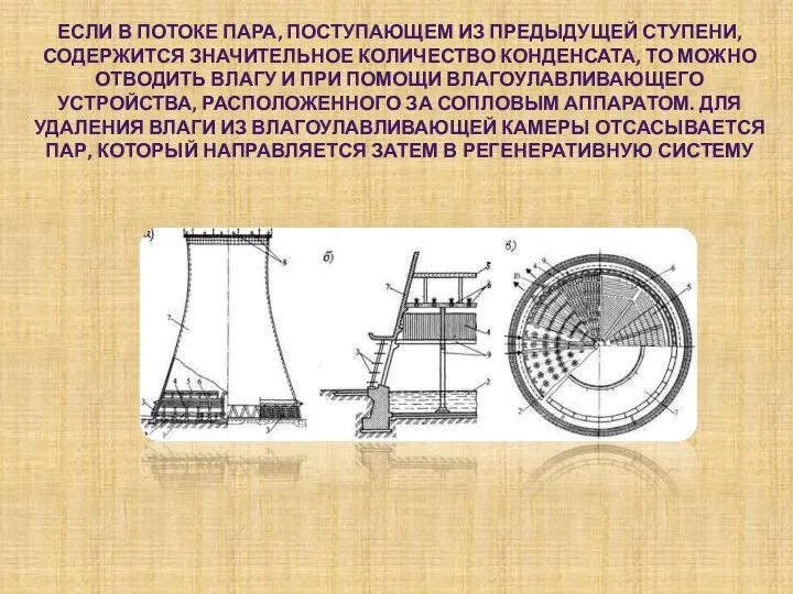 ЕСЛИ В ПОТОКЕ ПАРА, ПОСТУПАЮЩЕМ ИЗ ПРЕДЫДУЩЕЙ СТУПЕНИ, СОДЕРЖИТСЯ ЗНАЧИТЕЛЬНОЕ КОЛИЧЕСТВО