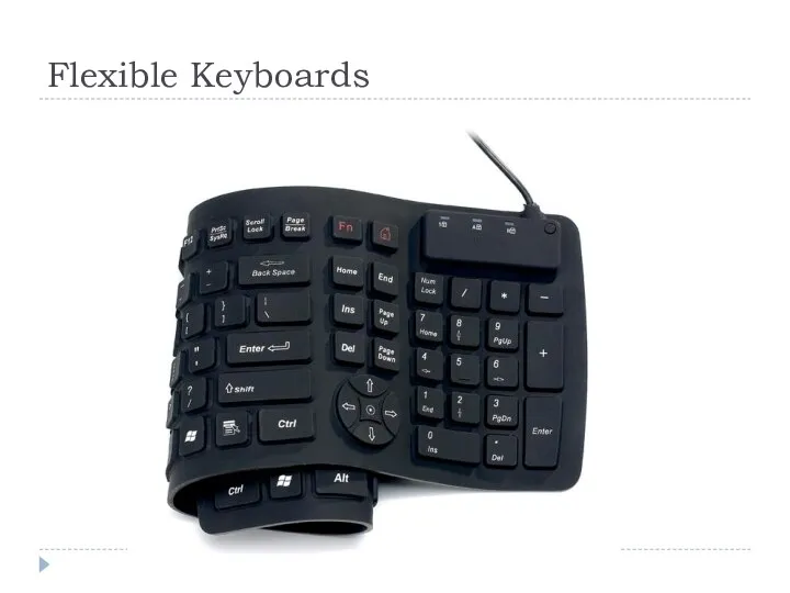 Flexible Keyboards