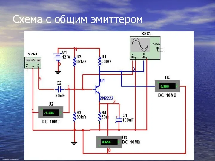 Схема с общим эмиттером Степанов Константин Сергеевич