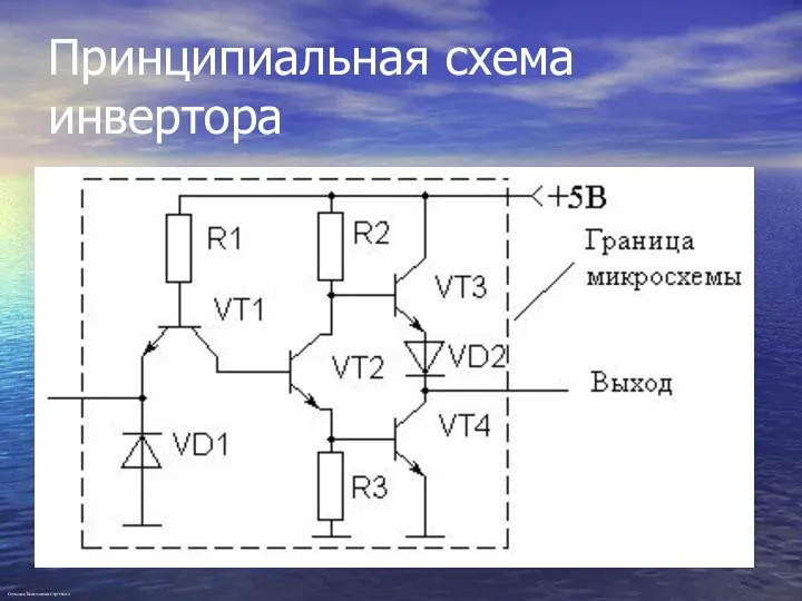 Принципиальная схема инвертора Степанов Константин Сергеевич