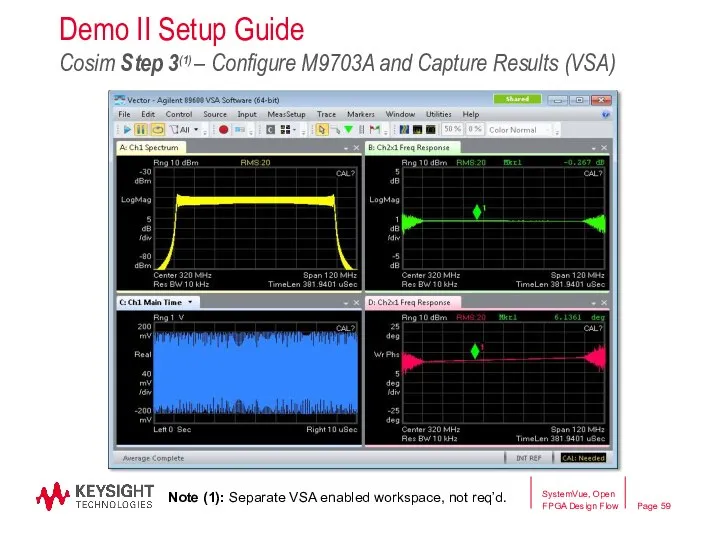 SystemVue, Open FPGA Design Flow Demo II Setup Guide Cosim Step