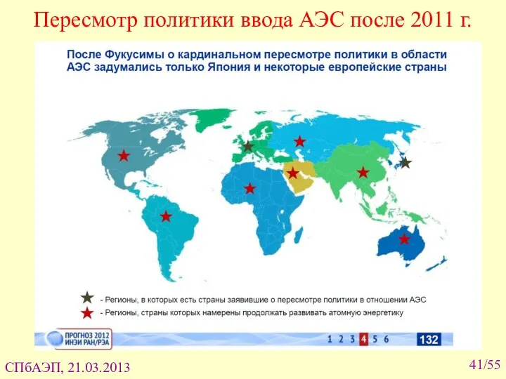 /55 Пересмотр политики ввода АЭС после 2011 г. СПбАЭП, 21.03.2013