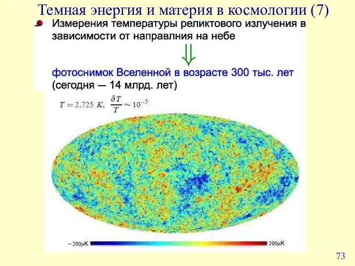 Темная энергия и материя в космологии (7)