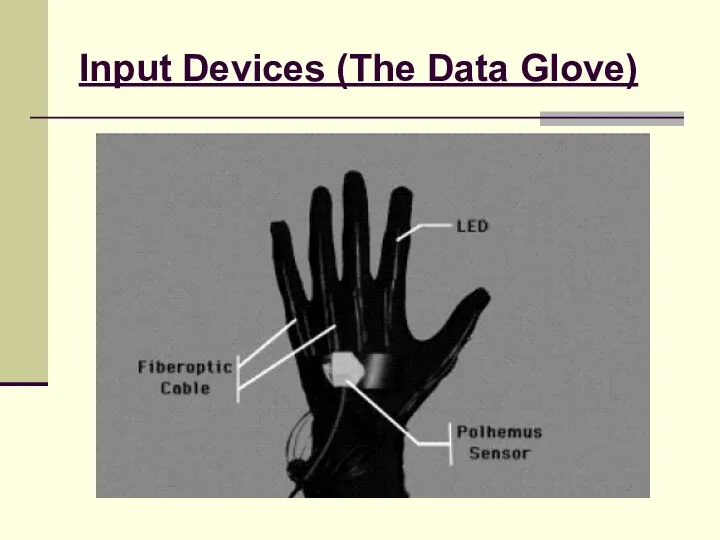 Input Devices (The Data Glove)