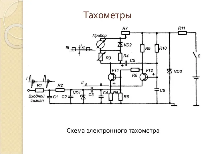 Тахометры Схема электронного тахометра