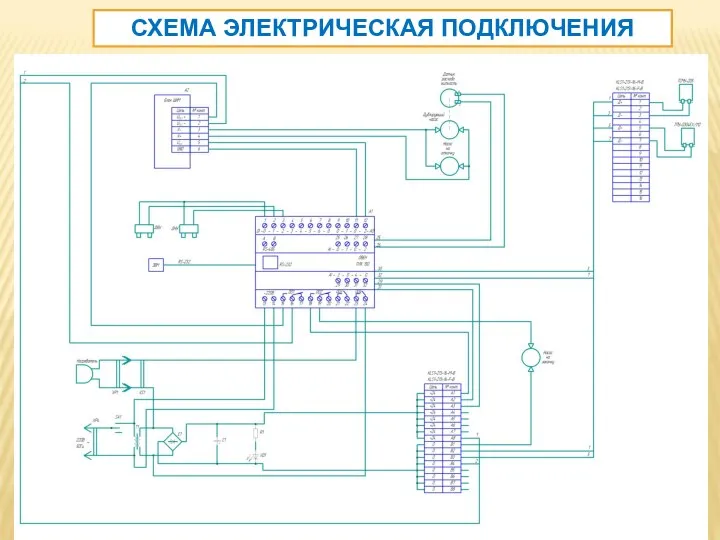 СХЕМА ЭЛЕКТРИЧЕСКАЯ ПОДКЛЮЧЕНИЯ