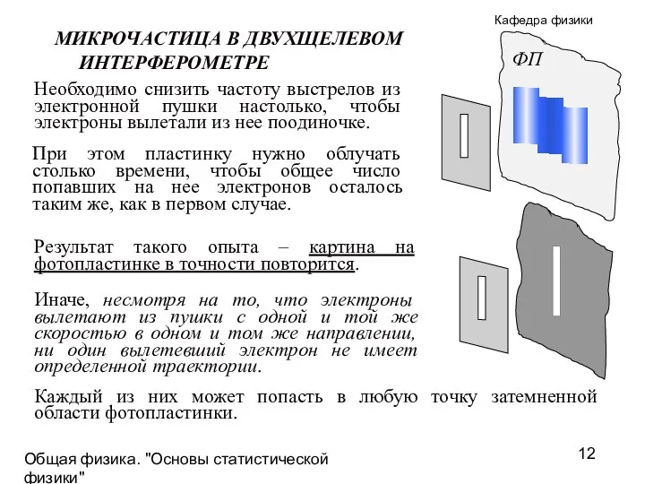 Общая физика. "Основы статистической физики"