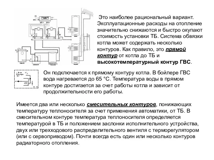 Это наиболее рациональный вариант. Эксплуатационные расходы на отопление значительно снижаются и