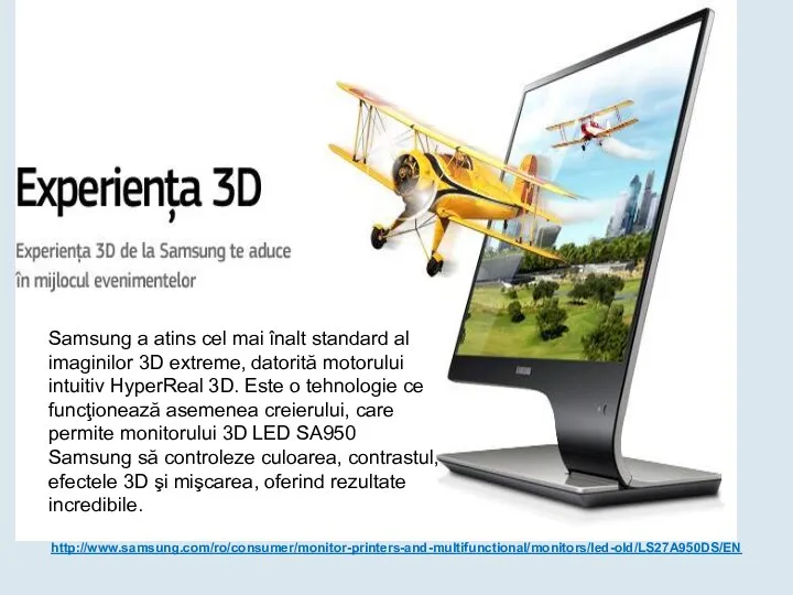 Samsung a atins cel mai înalt standard al imaginilor 3D extreme,