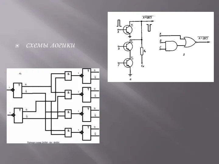 схемы логики