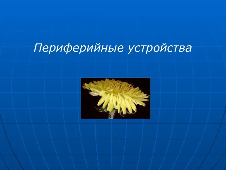 Периферийные устройства