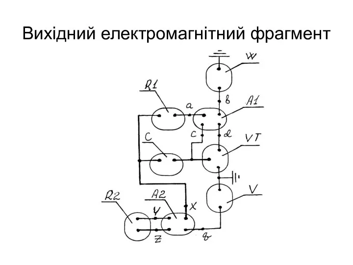 Вихідний електромагнітний фрагмент