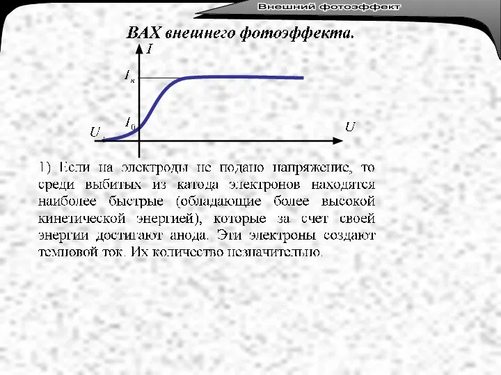 Лекция 3. Тепловое излучение. Лекция 3. Тепловое излучение. Внешний фотоэффект Внешний фотоэффект