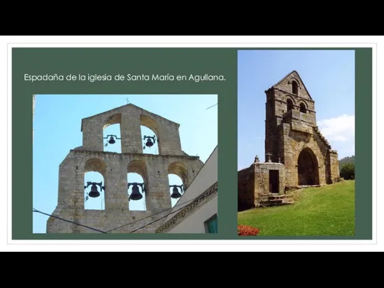 Espadaña de la iglesia de Santa María en Agullana.