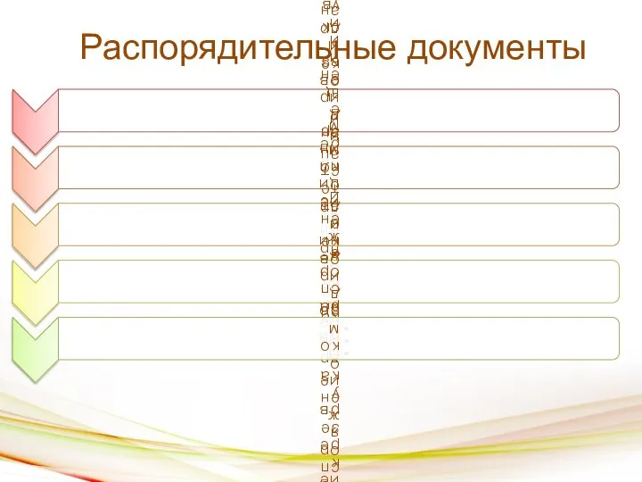 Распорядительные документы