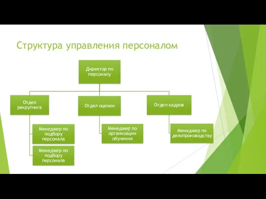 Структура управления персоналом