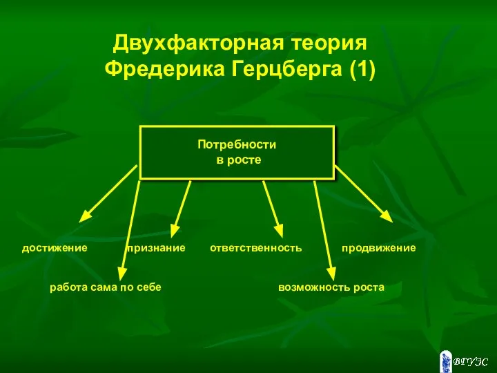 Двухфакторная теория Фредерика Герцберга (1)