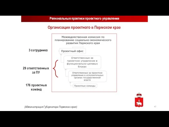 Региональные практики проектного управления (Администрация Губернатора Пермского края) Организация проектного в