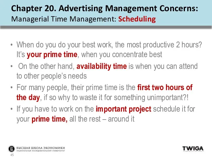 When do you do your best work, the most productive 2