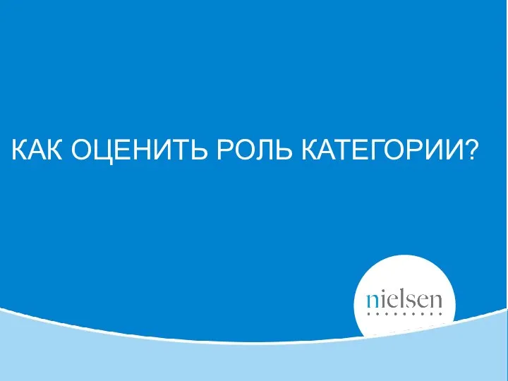 КАК ОЦЕНИТЬ РОЛЬ КАТЕГОРИИ?