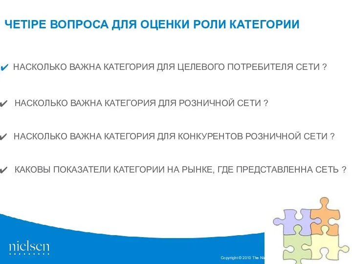 HАСКОЛЬКО ВАЖНА КАТЕГОРИЯ ДЛЯ ЦЕЛЕВОГО ПОТРЕБИТЕЛЯ СЕТИ ? ЧЕТІРЕ ВОПРОСА ДЛЯ