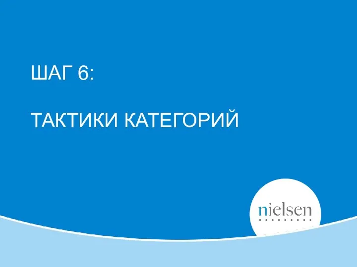 ШАГ 6: ТАКТИКИ КАТЕГОРИЙ