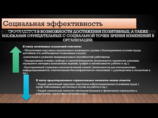 ПРОЯВЛЯЕТСЯ В ВОЗМОЖНОСТИ ДОСТИЖЕНИЯ ПОЗИТИВНЫХ, А ТАКЖЕ ИЗБЕЖАНИЯ ОТРИЦАТЕЛЬНЫХ С СОЦИАЛЬНОЙ