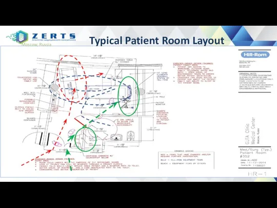 Typical Patient Room Layout Moscow, Russia