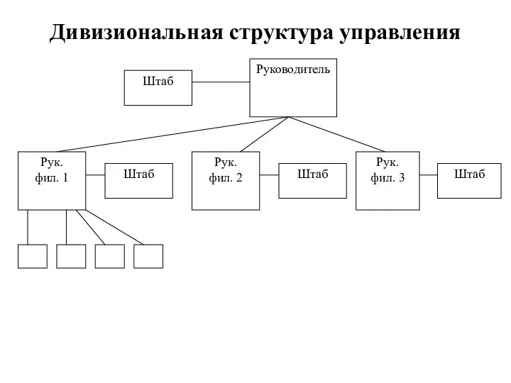 Дивизиональная структура управления