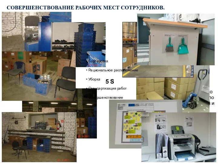 Все начинается с наведения порядка и наглядной демонстрации неудобств. Для этого