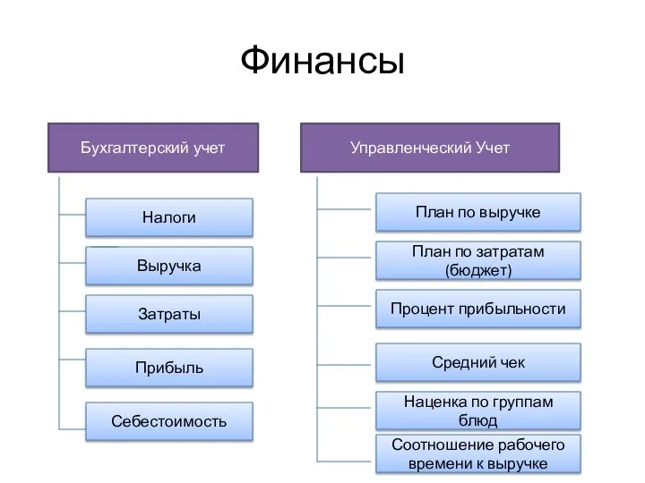 Финансы Бухгалтерский учет Управленческий Учет Налоги Выручка Затраты Прибыль Себестоимость План