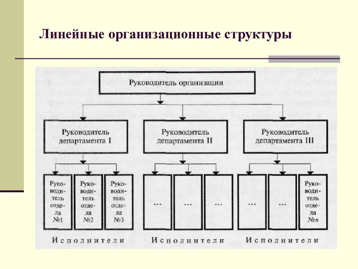 Линейные организационные структуры