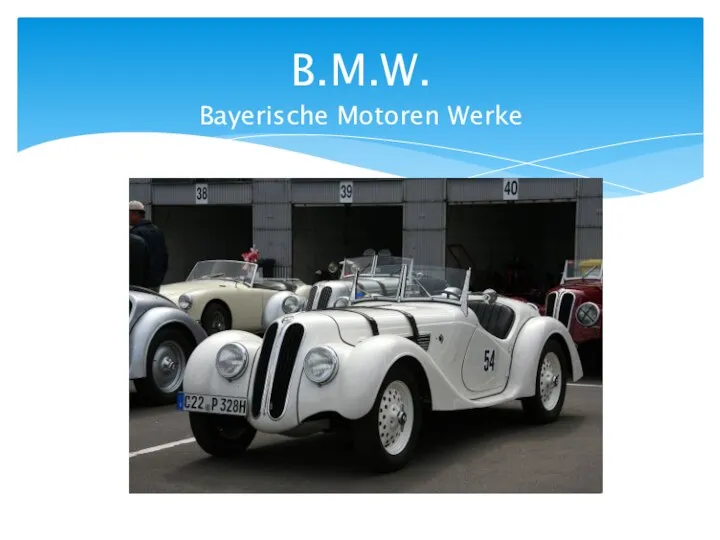 B.M.W. Bayerische Motoren Werke