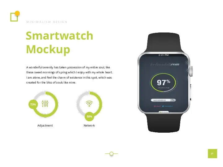 Smartwatch Mockup M I N I M A L I S