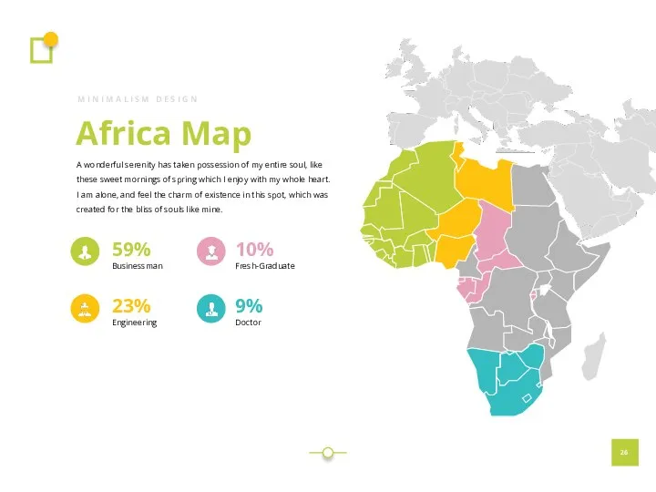 Africa Map M I N I M A L I S