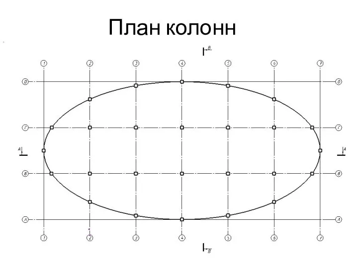 План колонн