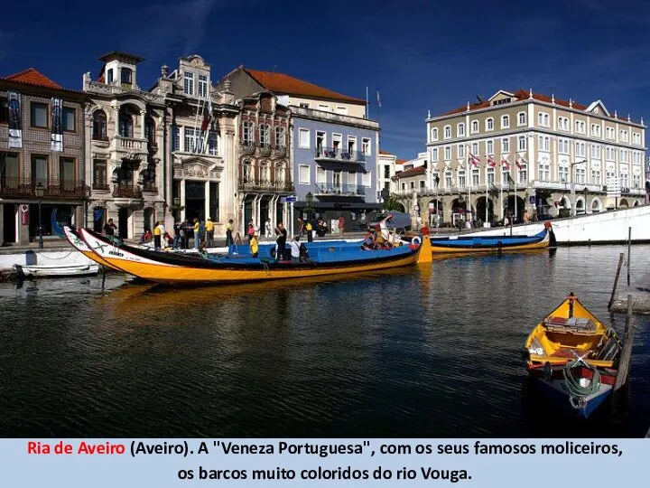 Ria de Aveiro (Aveiro). A "Veneza Portuguesa", com os seus famosos
