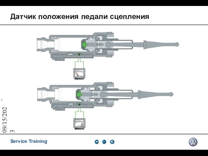 09/15/2023 Датчик положения педали сцепления