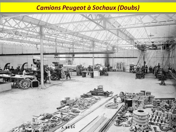 Camions Peugeot à Sochaux (Doubs)
