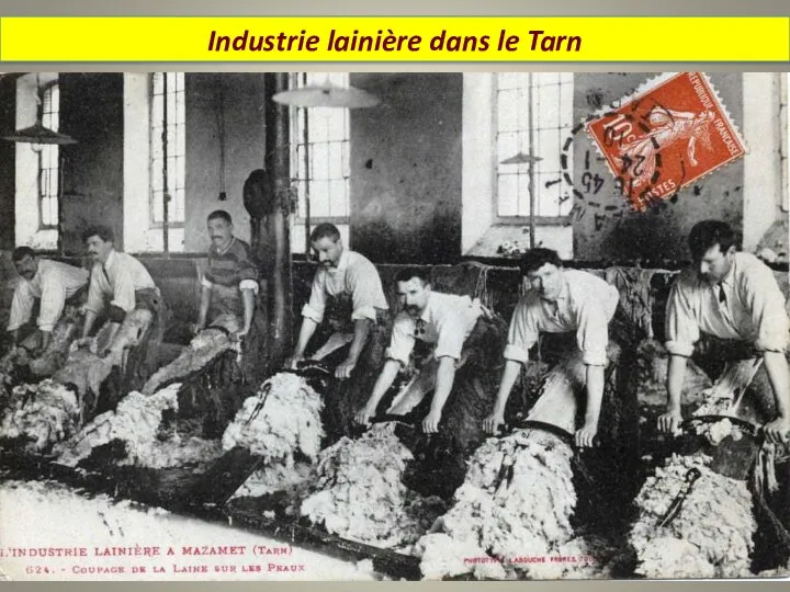 Industrie lainière dans le Tarn