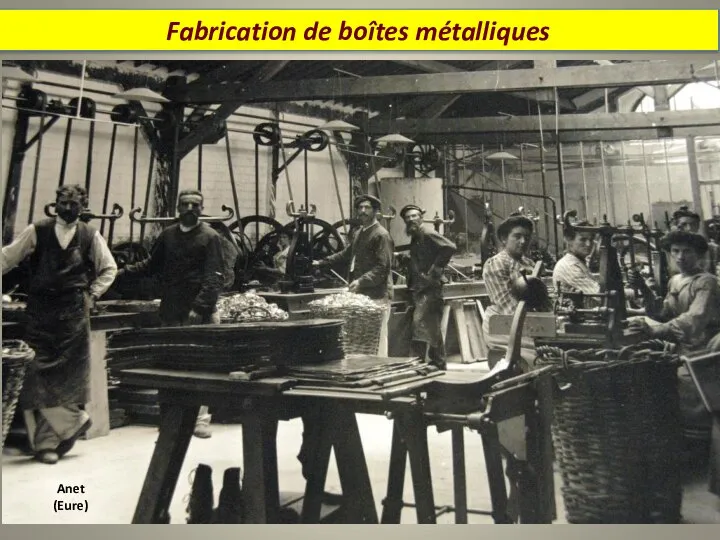 Fabrication de boîtes métalliques Anet (Eure)