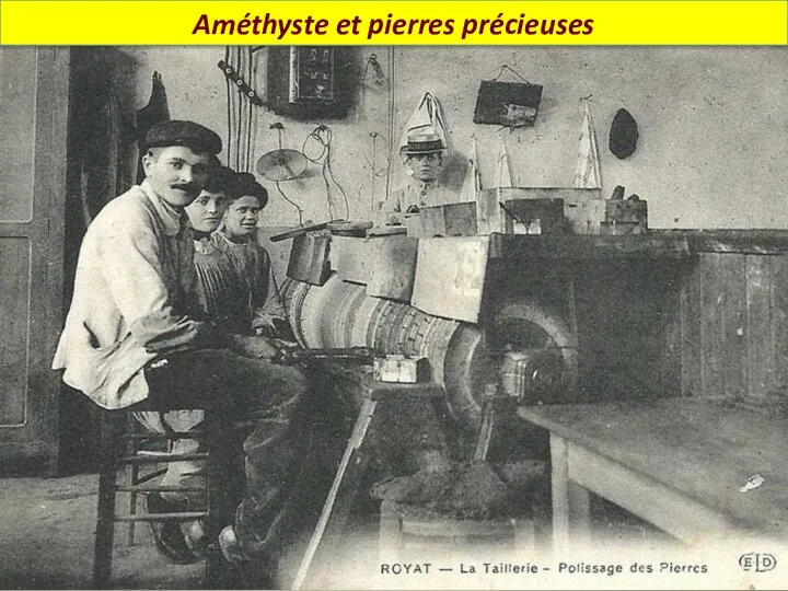 Améthyste et pierres précieuses