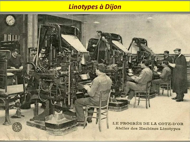 Linotypes à Dijon