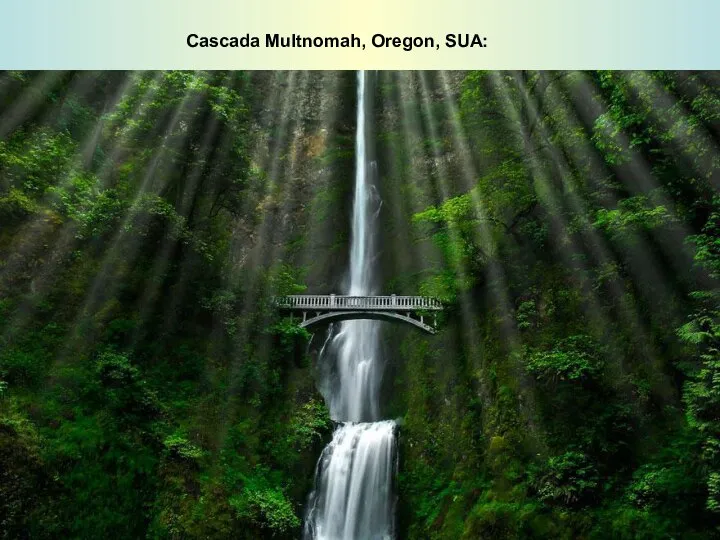 Cascada Multnomah, Oregon, SUA: