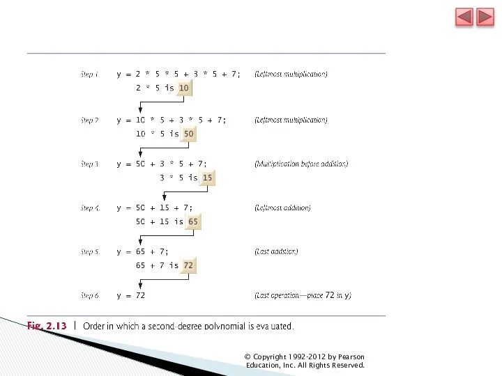 © Copyright 1992-2012 by Pearson Education, Inc. All Rights Reserved.