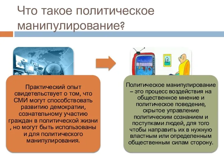 Что такое политическое манипулирование?