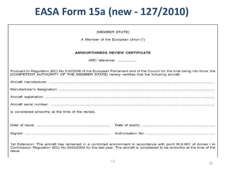 EASA Form 15a (new - 127/2010) v1