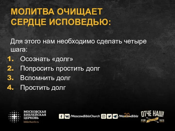 МОЛИТВА ОЧИЩАЕТ СЕРДЦЕ ИСПОВЕДЬЮ: Для этого нам необходимо сделать четыре шага: