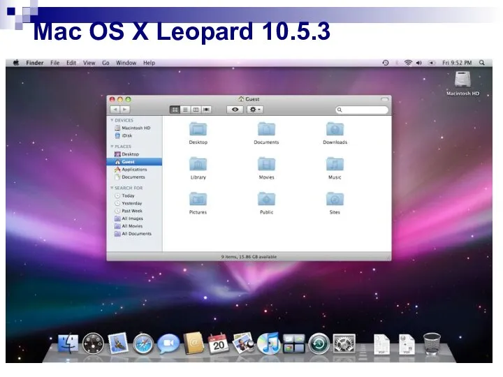 Mac OS X Leopard 10.5.3