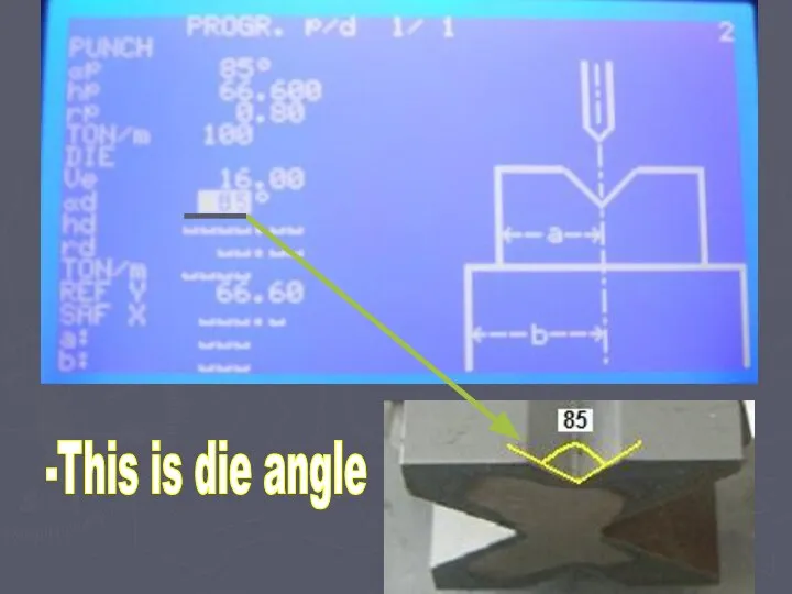 -This is die angle